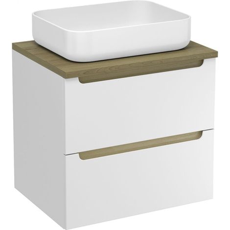Naturel Mobile bagno Natural Stilla 60x60x45 cm bianco (STILLAD06056DBK) (1/2)
