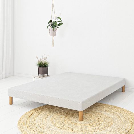 Sommier Tapissier KBEDDING - 160x200 - 4 Pieds Offert