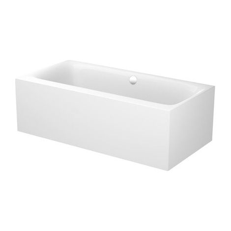 Bette 3461-000CFXVS Baignoire rectangulaire Lux Silhouette