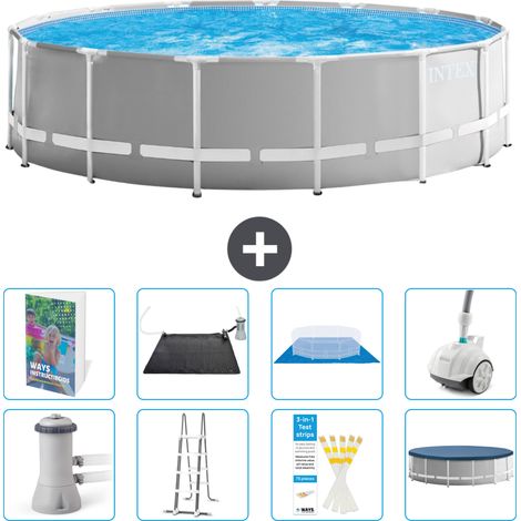 Intex Piscine Prism Frame Ronde - 457x122 cm - 9-pièces  S600