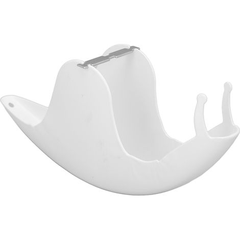 Support de brûlage d'encens en forme d'escargot, porte-bâtonnets suspendu, déco animale pour maison, brûle-parfum blanc, petit présentoir à spirales (1/5)
