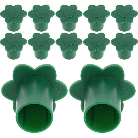 Protections de poteaux de jardin en plastique PP vert résistant aux UV lot de 40 pièces pour poteaux et décorations festives (1/5)