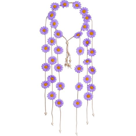 Couronne Florale - Bandeau Cheveux Réglable avec Perles - Accessoire Capillaire Bohème pour Femme - 1 Pièce (1/5)