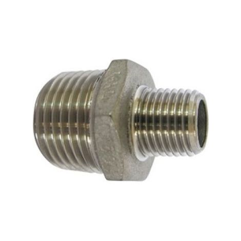 NIPPLES RIDOTTO MM ACCIAIO INOX 1/2&quot x 1/4&quot