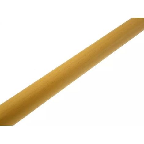 bastone in legno per tende ø28mm lunghezza cm 200 - colore naturale.