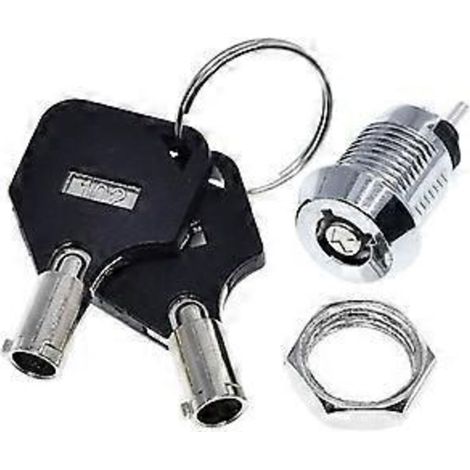 Cadenas Tubulaire - Acier Inoxydable 12 mm - Pour Brise-Verrouillage - 2 Clés