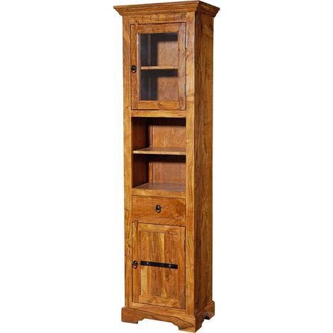 Hochschrank Akazie 52x36x187 honig lackiert OXFORD 01004 (1/3)