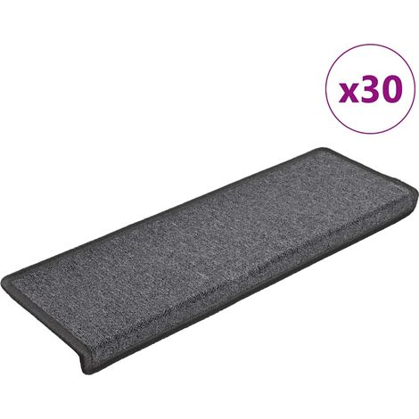 Stufenmatten 30 Stk. 65x21x4 cm Dunkelgrau Rechteckiger Rand