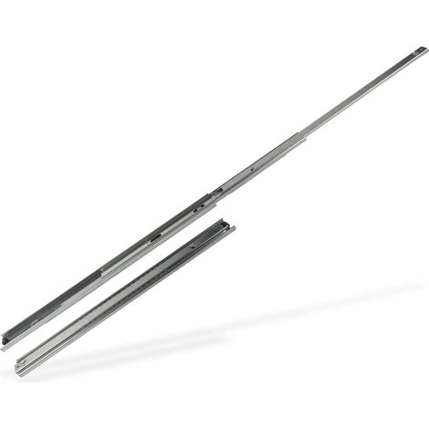 2 Stück Teleskopschiene Schubladenschiene 3 stufig 350x13x46 mm für Schubladen (1/5)