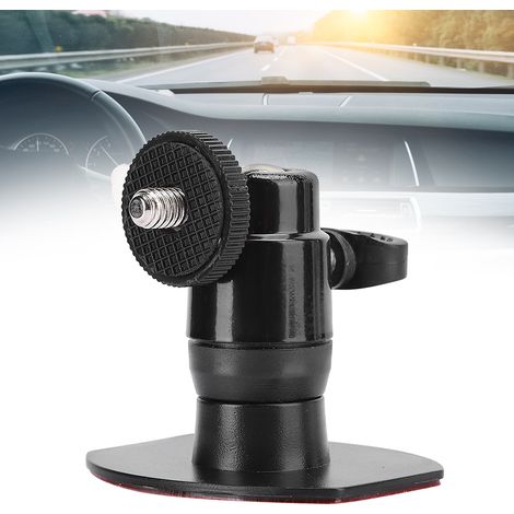Support Voiture Universel HD-052 en Alliage d'Aluminium Noir pour Caméra de Dashboard (1/5)