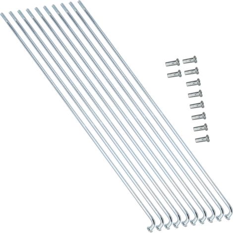 10 rayons de vélo 13G 2,2 mm en fer manganèse, accessoires pour vélo et tricycle (1/5)