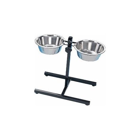 Nobby Hundenapf mit Ständer verstellbar Diner Bar S inkl. 2 Näpfen Ø 21 cm