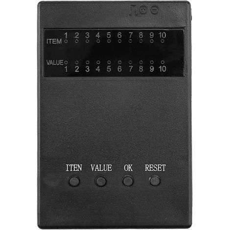 Carte de programmation pour voiture télécommandée, programmateur de contrôleur de vitesse électronique compatible avec les variateurs brushless ESC 25A-120A (1/5)
