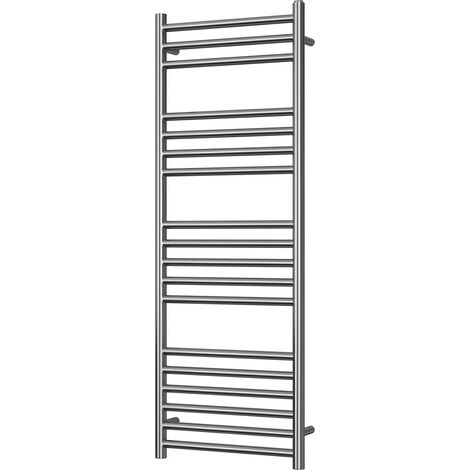 Aston - Stainless Steel Heated Towel Rail - H1200mm x W400mm - Straight (1/3)
