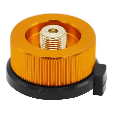 Poêle Camping Adaptateur gaz Conversion tête Adaptateur pour Canister Butane Vis cartouche de gaz Adaptateur piston, équipement extérieur (1/5)