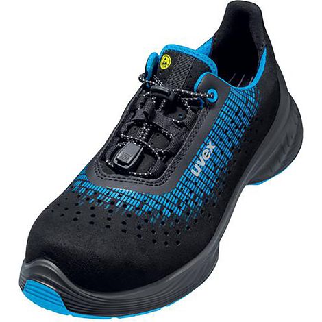 uvex Halbschuhe 1 G2 S1 blau schwarz Weite 12 Gr. 37