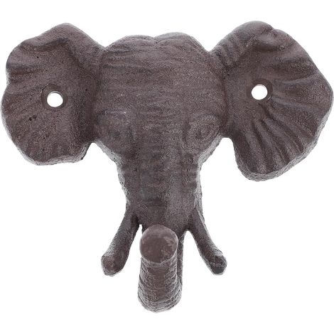 murale décorative SOLUSTRE en fer forgé en forme d éléphant (1/5)
