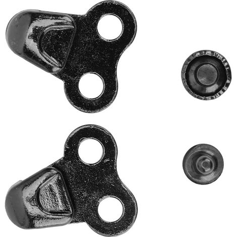 20 Stück Schnürsenkelhaken aus Aluminiumlegierung mit Nieten für Reparaturen/Wandern/Klettern – Outdoor-Zubehör (1/5)