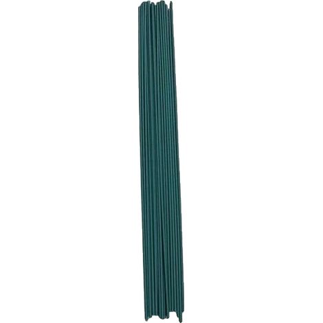 Künstlicher Blumenstiel, Metallmaterial, vielseitig für Dekorationen, 40cm 50Stück (1/2)