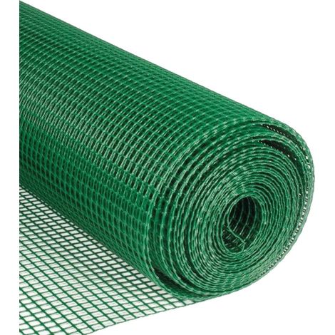 Rete in plastica 5x5mm 1x50M Verde