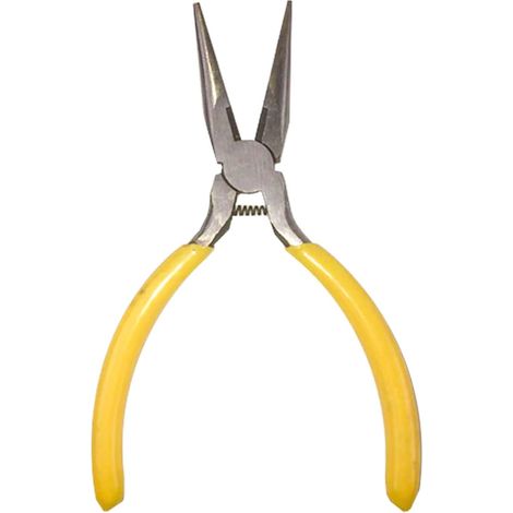 Pince multifonctionnelle pour bijoux, pince pour la fabrication de bijoux, pince longue à bout plat pour bijoux, pince à anneaux de retenue avec poignées antidérapantes, adaptée à la coupe et au perl