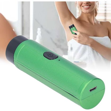 Tondeuse électrique mini portable rechargeable silencieuse pour homme avec pile lithium-ion et brush de nettoyage (1/5)