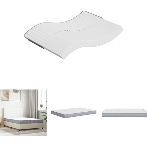 The Living Store Matratze Schaumstoff Mittelweich 140x200 cm - Matratzen (1/5)