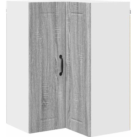 Meubles de Rangement,Armoire de cuisine avec étagère Gris Sonoma 57 x 57 x 80 cm CFW359398 (1/5)