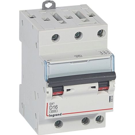 DX³ Disjoncteur 3P courbe D 16A 6kA/10kA 3M - LEG408068