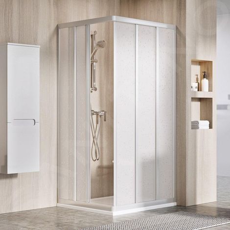 Ravak Supernova - Porte de douche ASRV3-80, 77-79 cm, satin/Pearl 15V40UR211 (1/4)