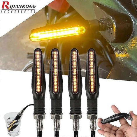 4 Stück LED-Blinker für Motorräder, passend für KTM, BMW, Kawasaki, Suzuki, Ducati, Honda und Benelli.
