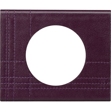 PLAQUE MATIERE 1 POSTE CUIR POURPRE COUTURE CELIANE LEGRAND 069441 (1/3)