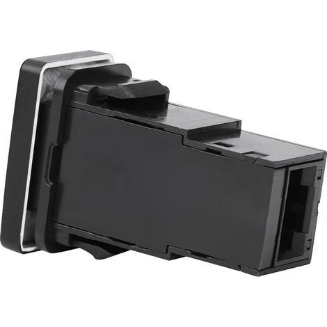 Interrupteur Rocher à LED pour Barre de Lumière - Modèle FOG/HEADLIGHT - Blanc, Noir ABS, 12-24V (1/5)