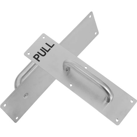 de porte coulissantes en acier inoxydable à pousser tirer