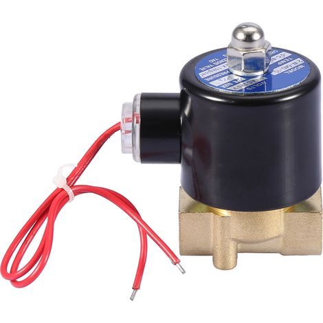 Magnetventil, 220 V Wechselstrom, DN10, Messing, 3/8 Zoll, für industrielle Anwendungen (1/5)