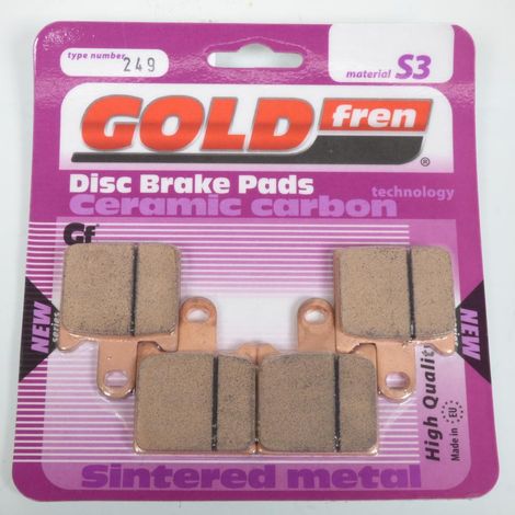 Plaquette de frein Gold Fren pour Moto Kawasaki 1400 ZZR Special (1/2)