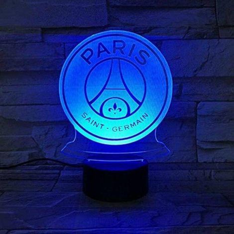 Veilleuse LED FC Paris Saint-Germain Football Club, illusion 3D KLB (1/5)