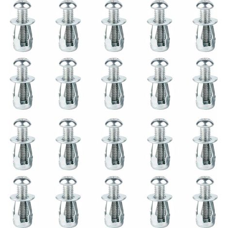 （ M4x20mm ）20 Pièces Écrous à Pétales de Vis d'Expansion, M4x20mm Chevilles de Mur Creux pour la Décoration de la Maison et les Fixations Sur les Cavités et les Murs en Plaques de Plâtre (1/5)