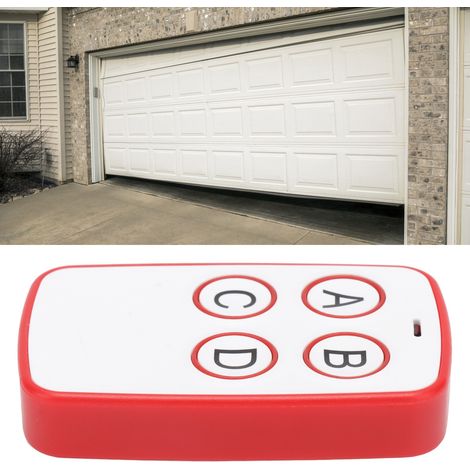 Clonateur de Télécommande sans Fil 4 Touches 315MHz avec ABS pour Garage Portails Électriques Roulement en Rouge (1/5)