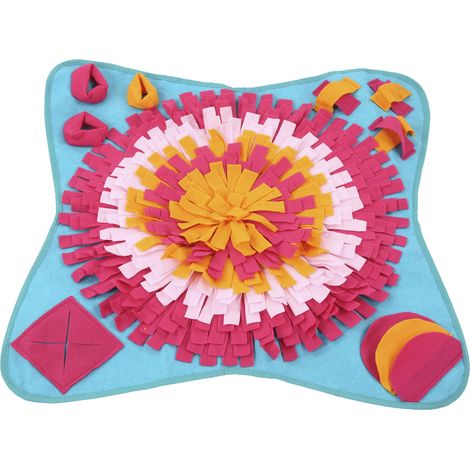 Tapis de fouille pour animaux de compagnie - Couverture d'entraînement à la recherche olfactive pour chiens - Encourage les instincts naturels de recherche de nourriture pour les activités intérieures (1/5)