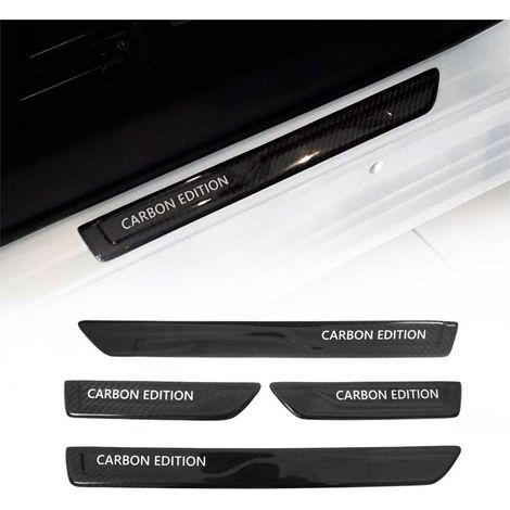 OMAC Couverture de Seuil de Porte pour VW Arteon 2017-2024 Carbone Noir 4 Pcs (1/5)