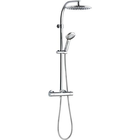 Colonne de Douche Thermostatique Chromé 3 Jets (1/5)