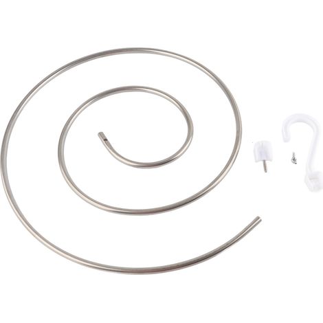 Séchoir Spirale en Acier Inoxydable, Rack à Linge Tournant 2ème Génération pour Couette et Drap, Pliable Multifonction (1/5)