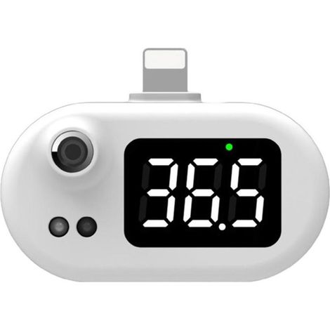 Thermomètre Infrarouge Portable Mini sans Contact pour Smartphone USB (1/5)