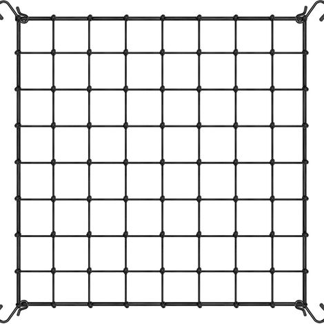 Lot de 3 filets pour tente de culture — Matériau élastique, 100 x 100 cm — Filets de support pour plantes grimpantes, fruits et légumes de jardin (1/4)