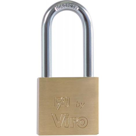 LUCCHETTO ARCO OTTONE AL49 mm.50 VIRO