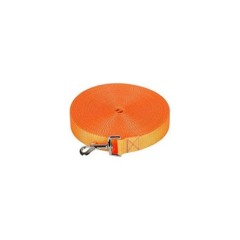 Correa para mascotas - Naranja - 3 m (10 pies) 2 cm - Crezuo