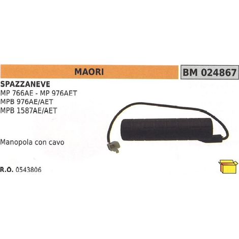 Manopola con cavo spazzaneve MAORI per MP 766AE - MP 976AET - MPB 976AE/AET