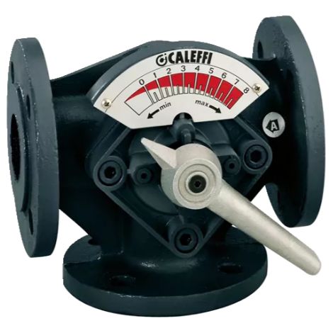 Dreiwege-Mischventile, mit Gewinde, geteilt. DN 80 (3") Caleffi 612080 80 (3")