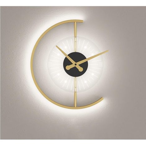 Lightweight LED Wall Clock, 3 Brightness Levels Digital Clock, Large Numbers Alarm Clock for Bedroom, Office, Hanging Wall Clock (Color : White Light) (1/5)